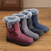 Waterproof Winter Boots for Women New Faux Fur Long Plush Snow Boots Woman Platform Ankle Boots Warm Cotton Couples Shoes