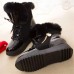Women Boots platform Winter Shoes Women Snow Boots Platform Keep Warm Ankle Winter Boots With Thick Fur Heels Botas